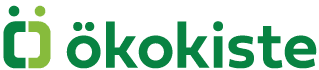 Logo von Ökokiste mit grünem Icon und Schriftzug in grüner Farbe